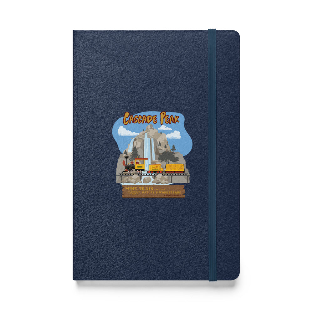 MINE TRAIN THROUGH NATURE'S WONDERLAND cascade peak Hardcover Notebook
