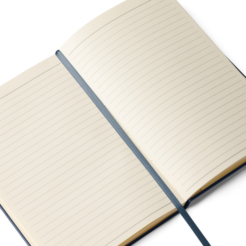 FLYING SAUCERS grid Hardcover Notebook