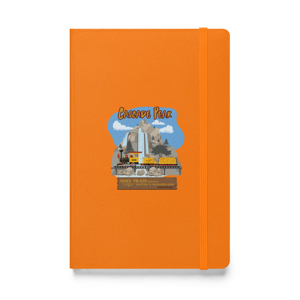 MINE TRAIN THROUGH NATURE'S WONDERLAND cascade peak Hardcover Notebook