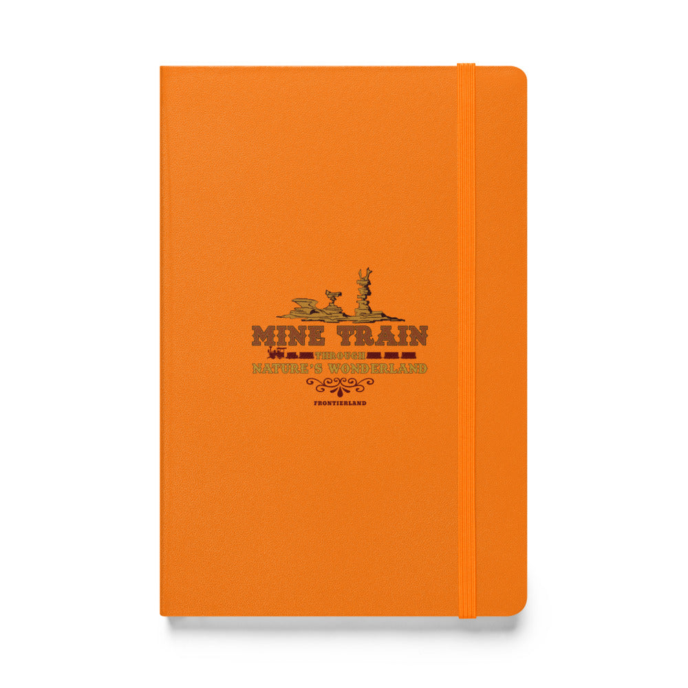 MINE TRAIN THROUGH NATURE'S WONDERLAND title Hardcover Notebook
