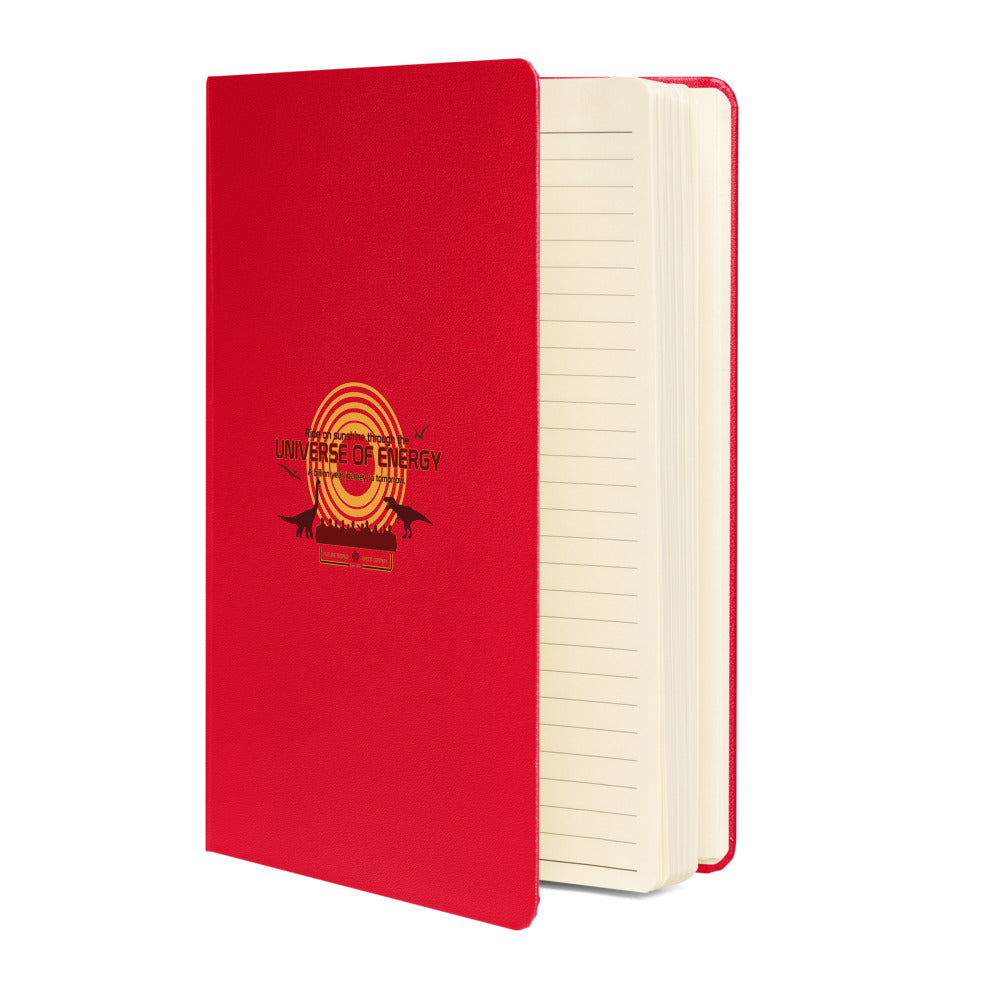 UNIVERSE OF ENERGY title Hardcover Notebook