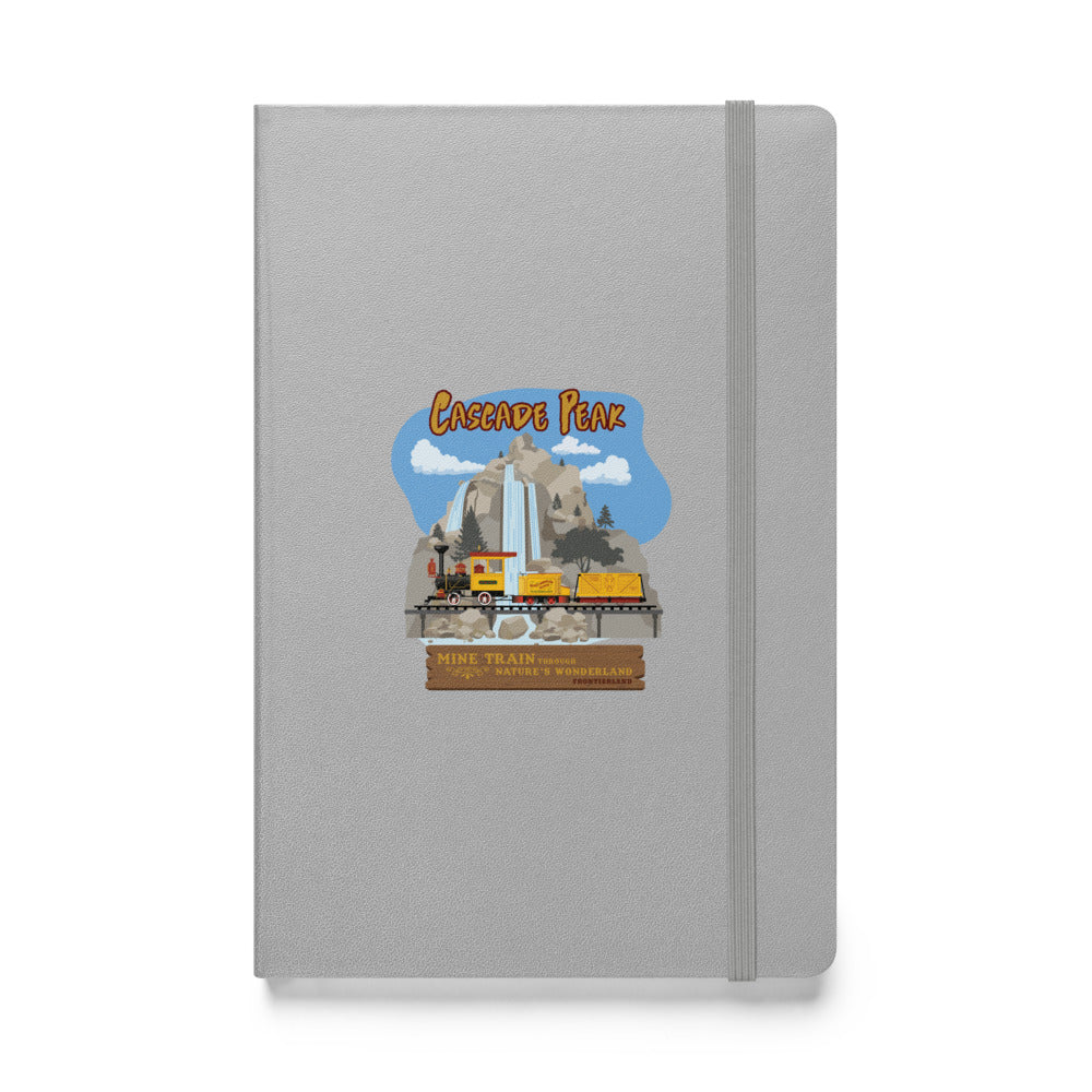 MINE TRAIN THROUGH NATURE'S WONDERLAND cascade peak Hardcover Notebook
