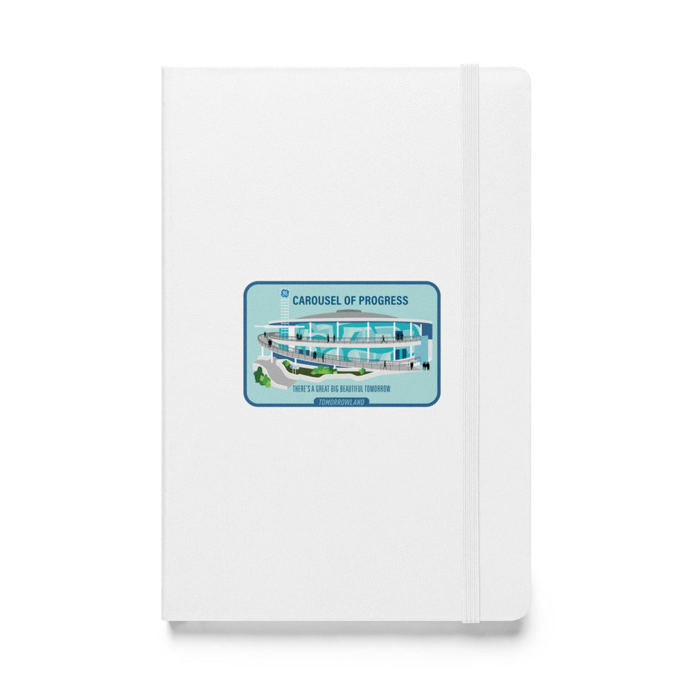 CAROUSEL OF PROGRESS building Hardcover Notebook