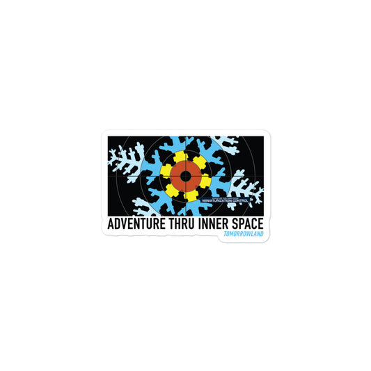 ADVENTURE THRU INNER SPACE miniaturization Stickers