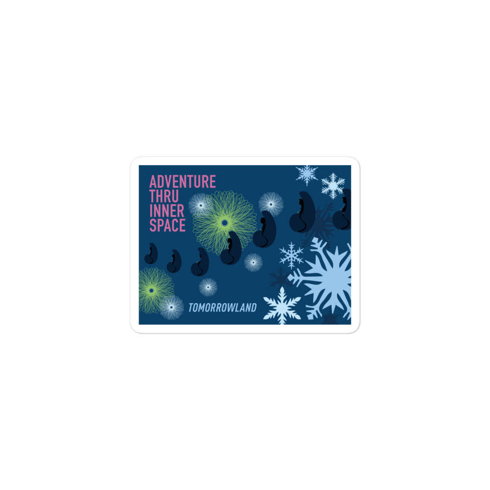 ADVENTURE THRU INNER SPACE poster Stickers