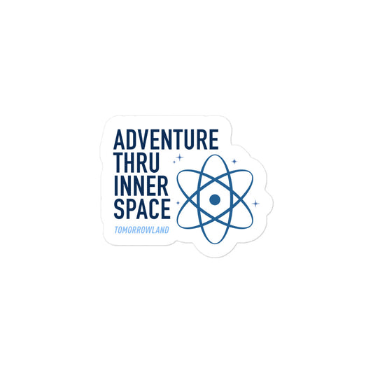 ADVENTURE THRU INNER SPACE atom Stickers