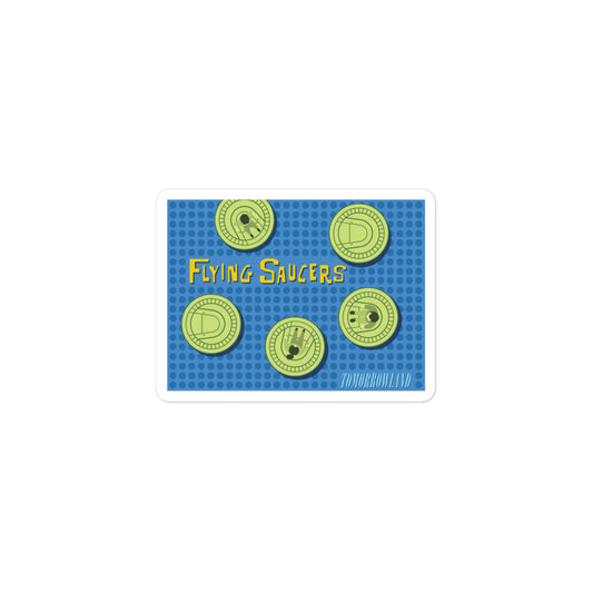 FLYING SAUCERS grid Stickers