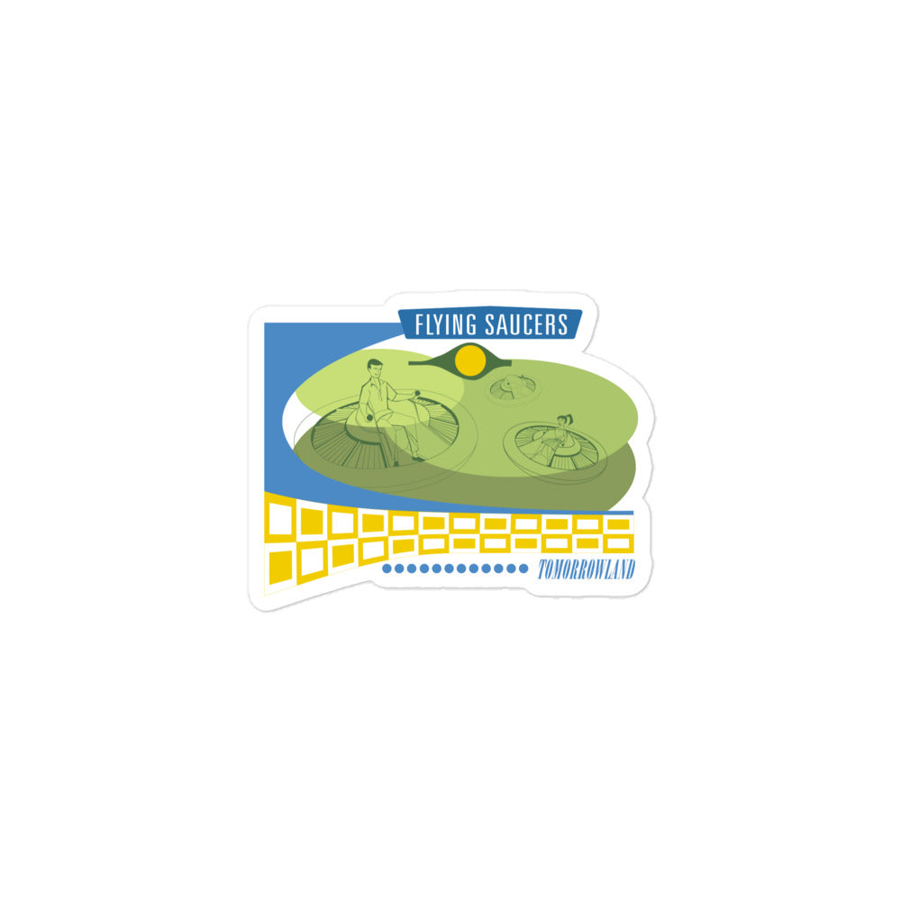FLYING SAUCERS scene Stickers