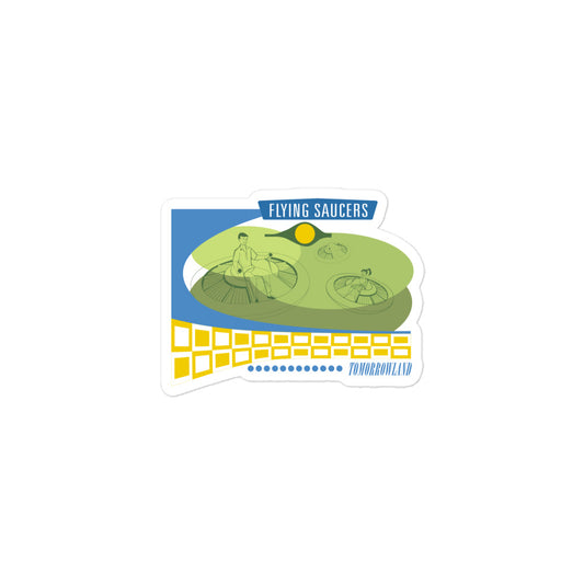 FLYING SAUCERS scene Stickers