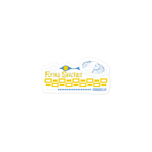 FLYING SAUCERS title Stickers