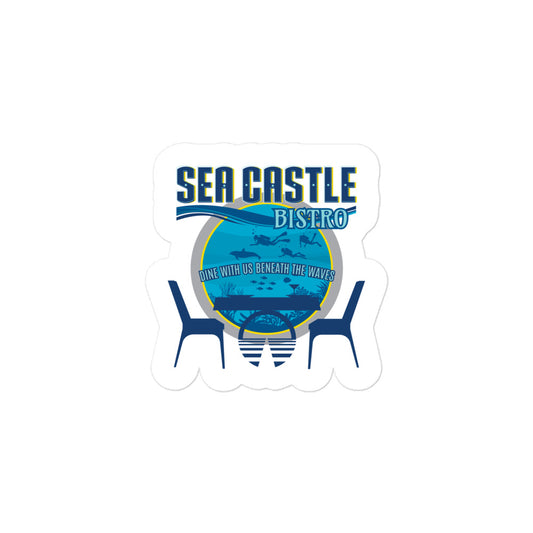 HORIZONS sea castle bistro Stickers