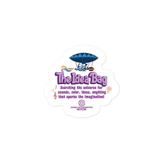 JOURNEY INTO IMAGINATION idea bag Stickers