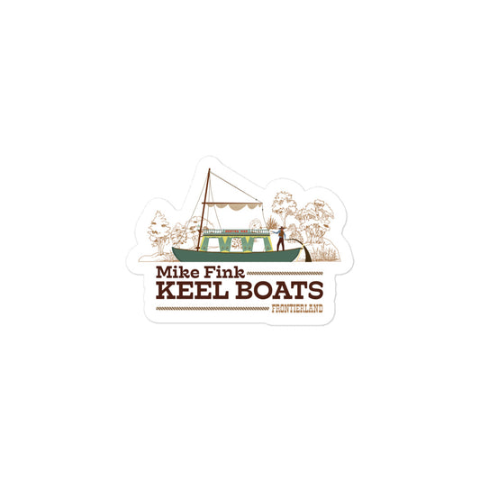 MIKE FINK KEEL BOATS scene Stickers