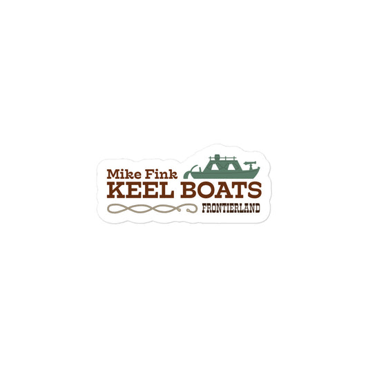 MIKE FINK KEEL BOATS title Stickers