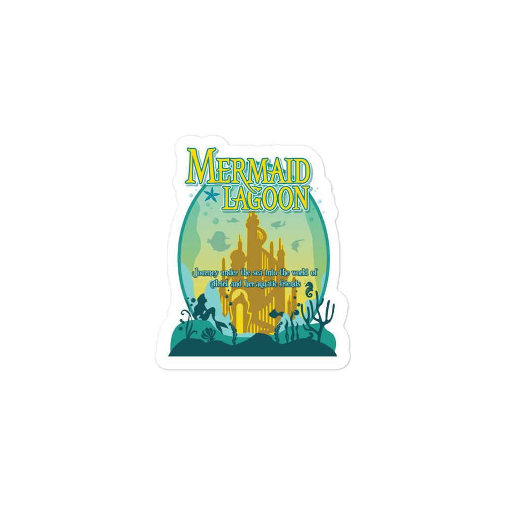 TDS MERMAID LAGOON port title Stickers – Treasures from the Kingdom