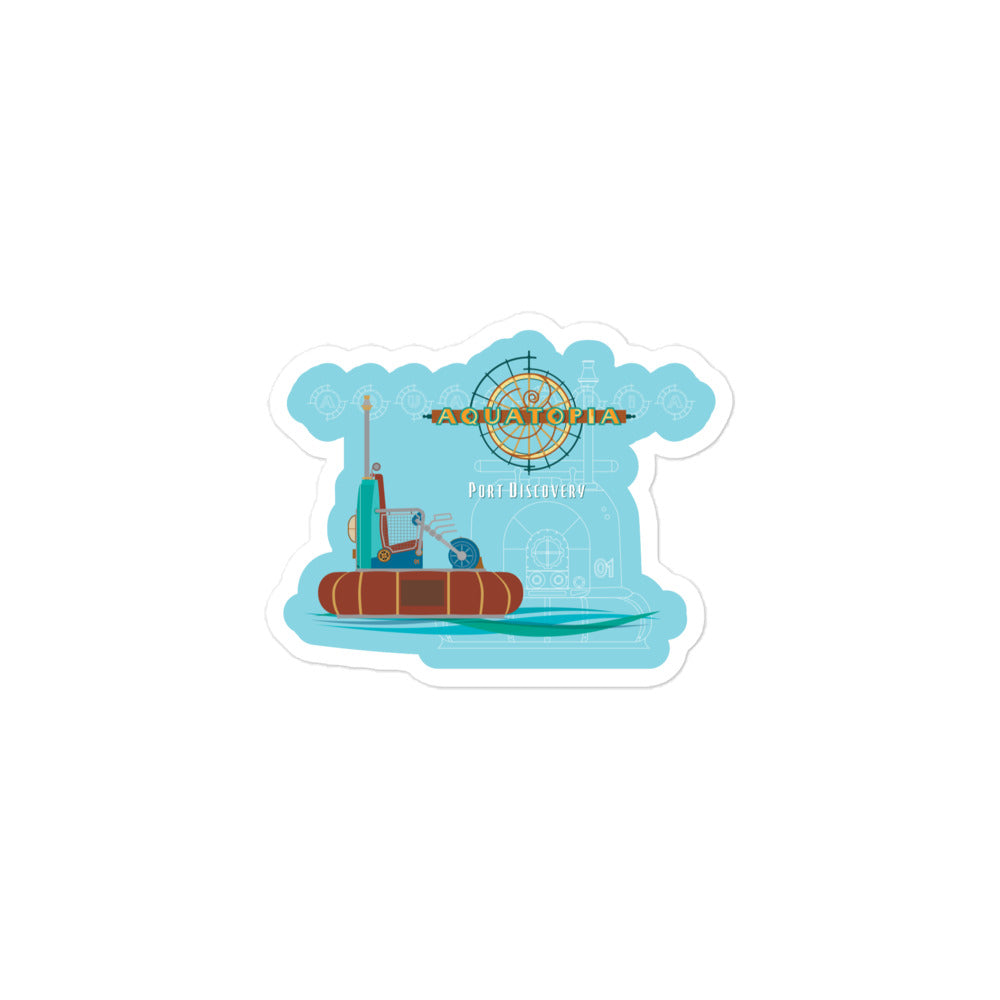 TDS PORT DISCOVERY aquatopia Stickers – Treasures from the Kingdom