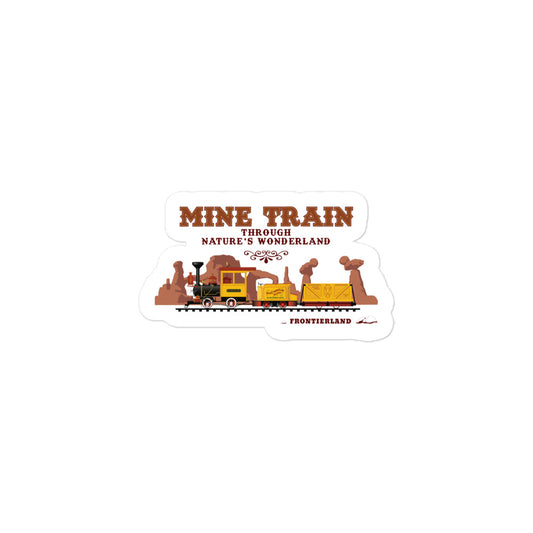 MINE TRAIN THROUGH NATURE'S WONDERLAND train Stickers