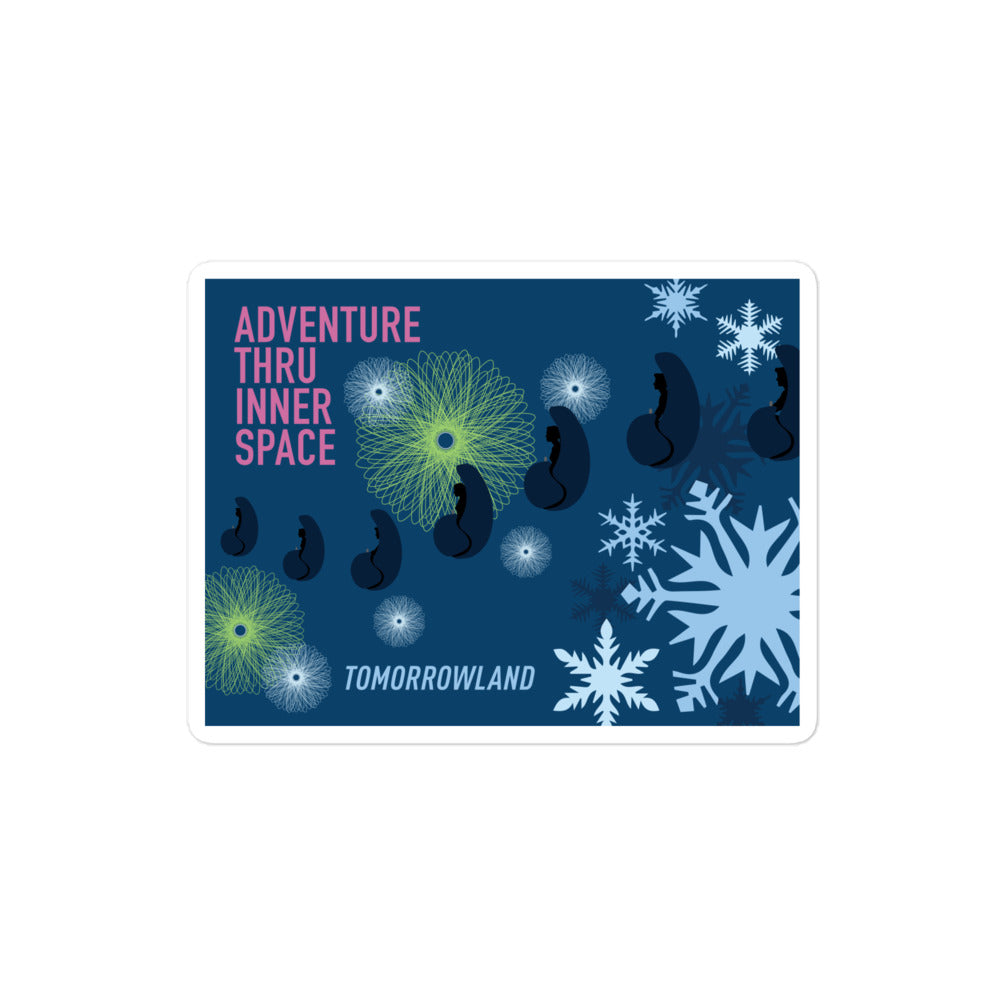 ADVENTURE THRU INNER SPACE poster Stickers