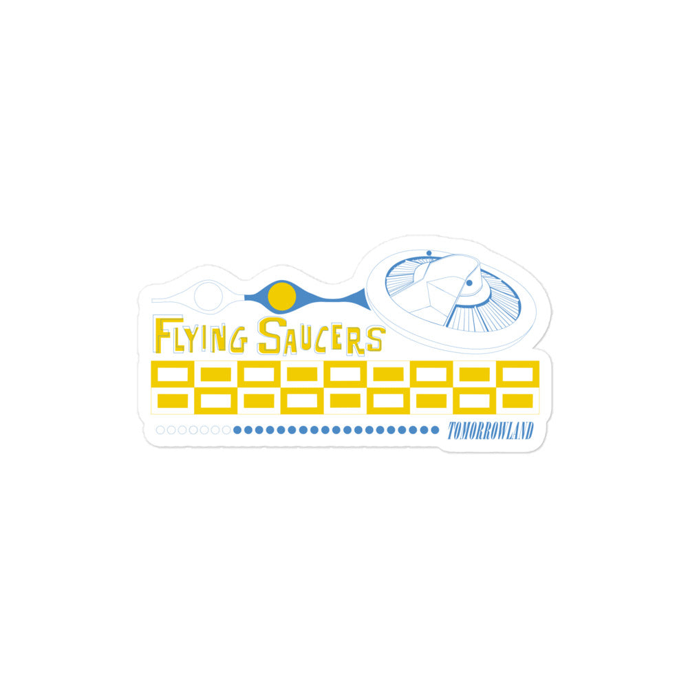 FLYING SAUCERS title Stickers