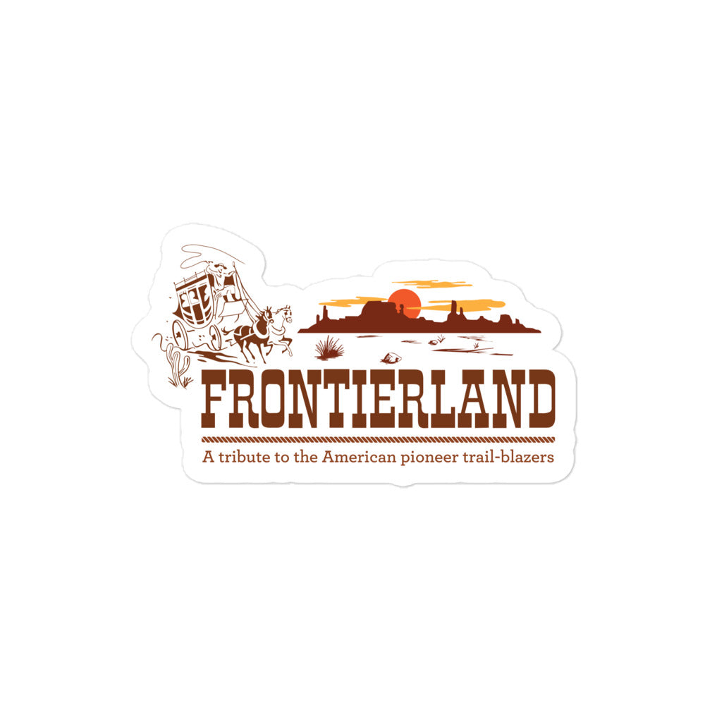 FRONTIERLAND stagecoach Stickers