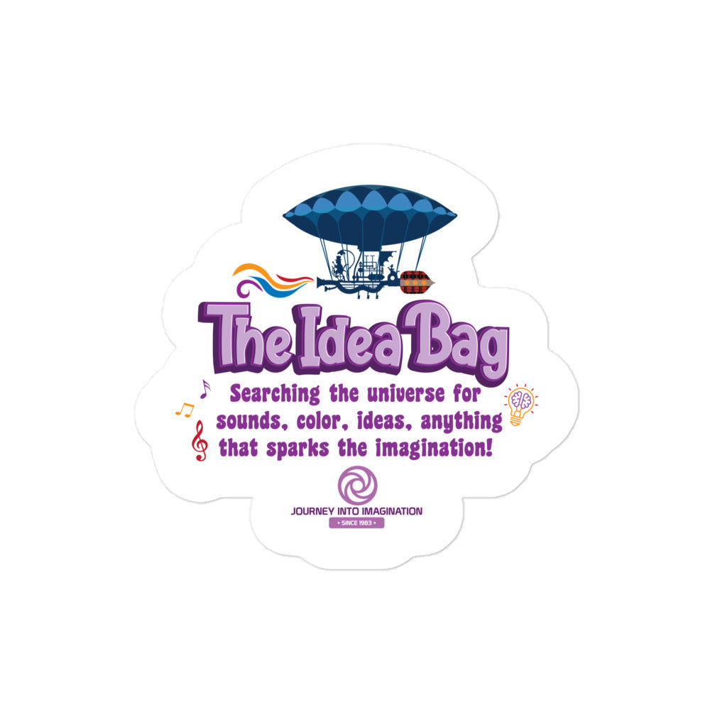 JOURNEY INTO IMAGINATION idea bag Stickers