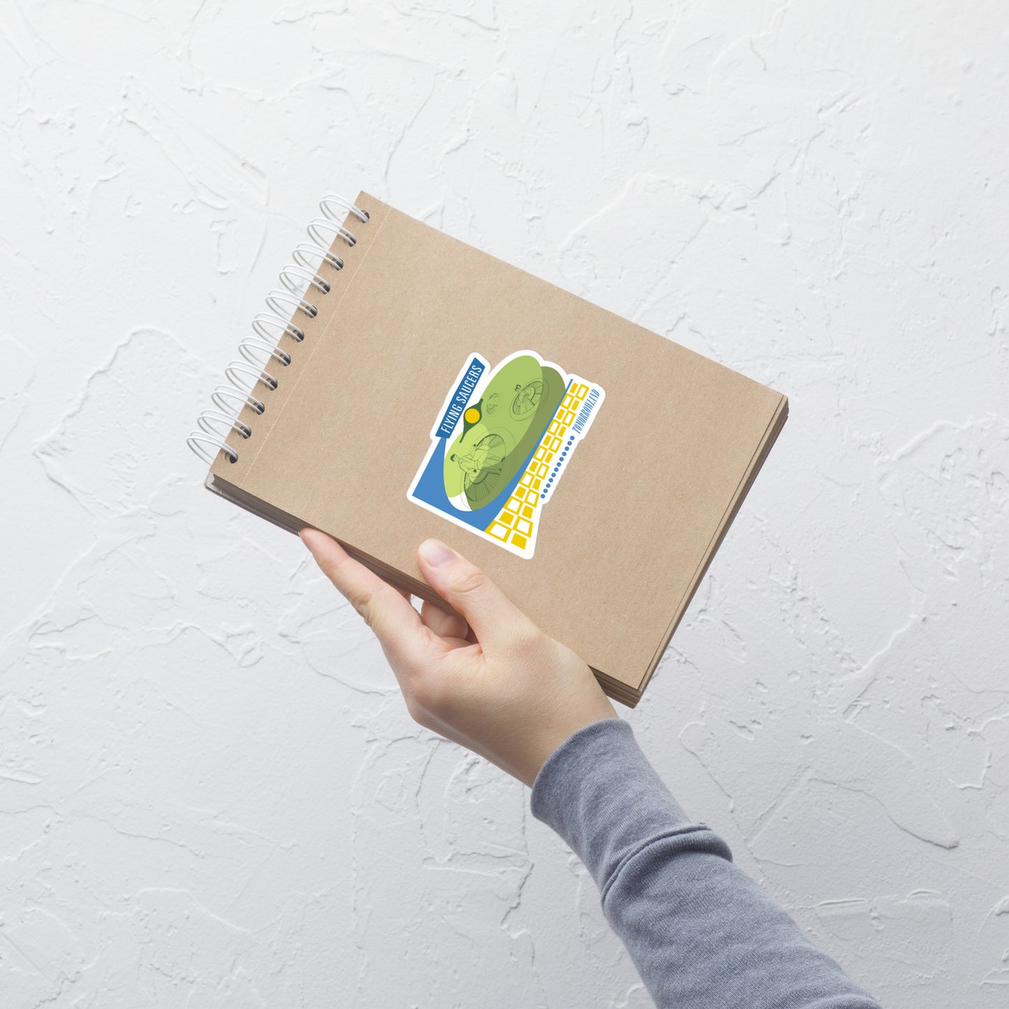 FLYING SAUCERS scene Stickers