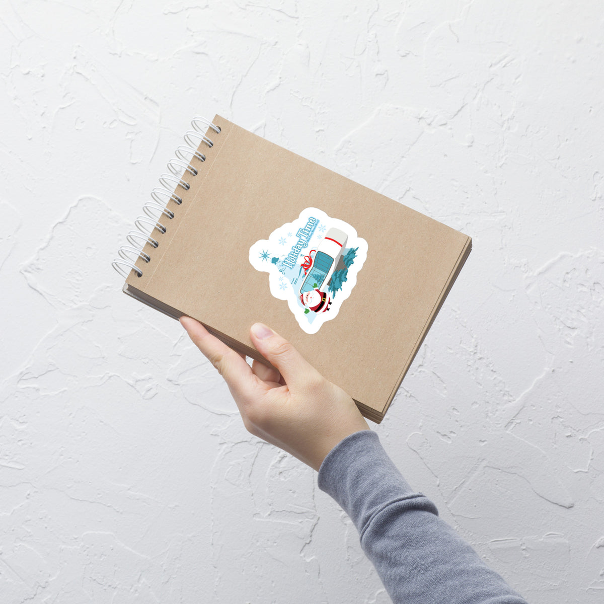 DL HOLIDAY TIME future house Stickers