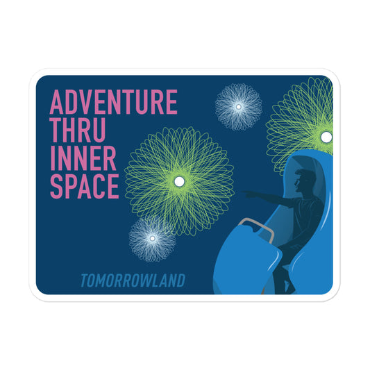 ADVENTURE THRU INNER SPACE atomobile Stickers
