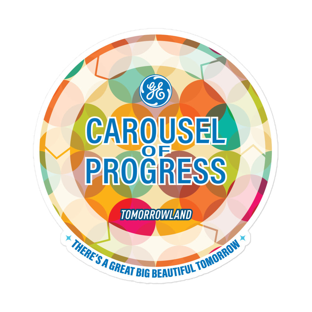 CAROUSEL OF PROGRESS kaleidoscope Stickers