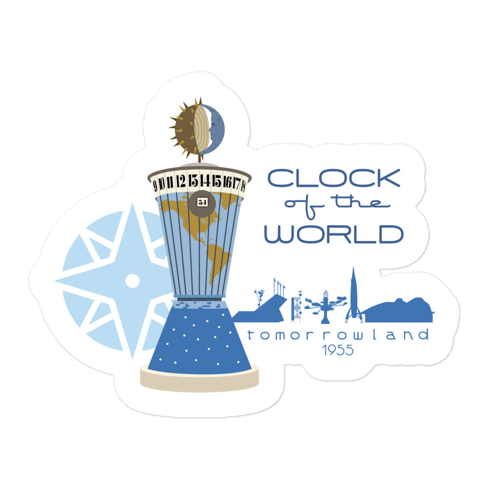 CLOCK OF THE WORLD tomorrowland Stickers