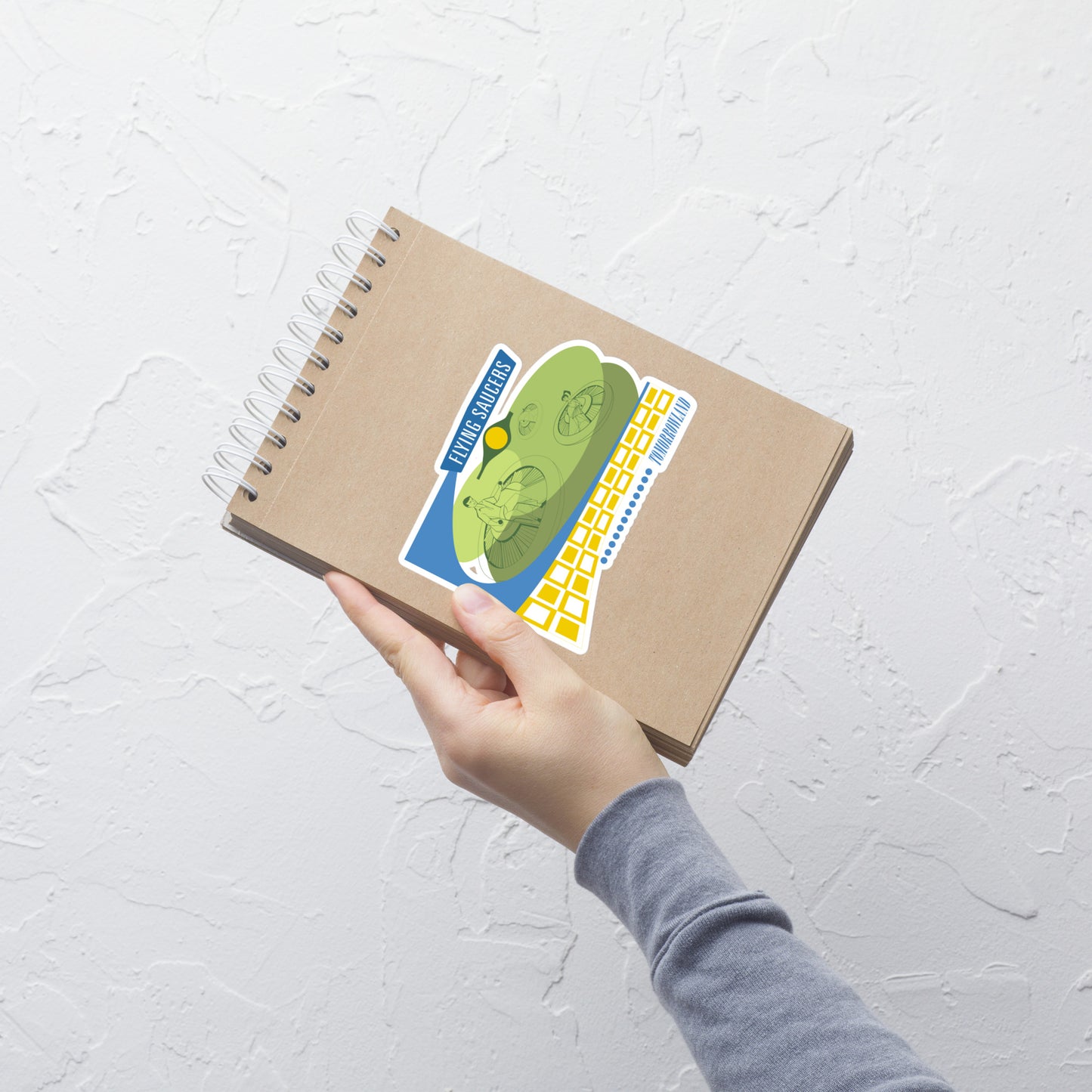 FLYING SAUCERS scene Stickers