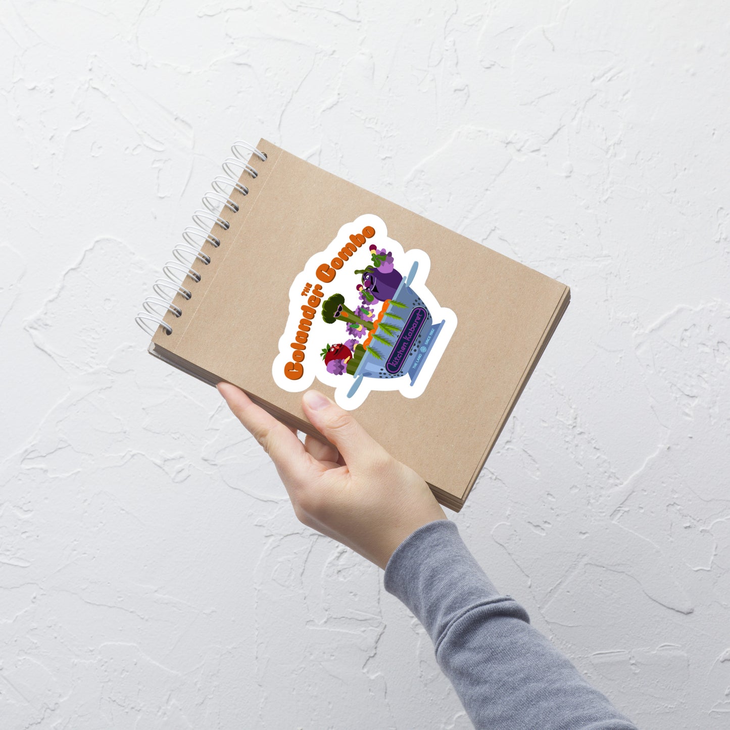 THE LAND kitchen kabaret colander Stickers