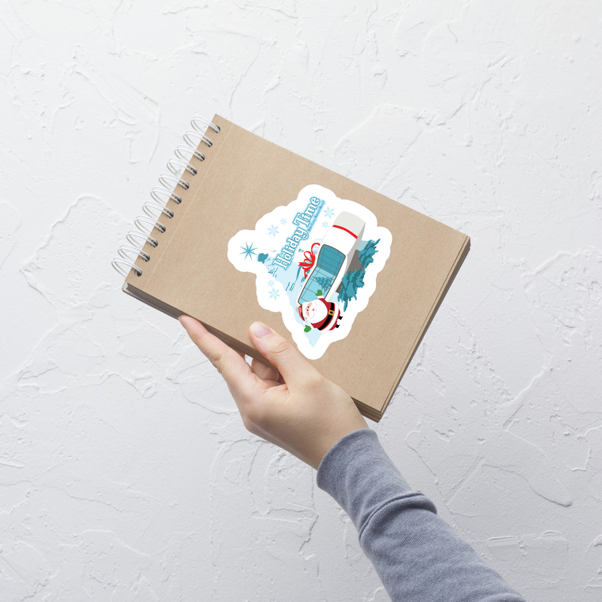 DL HOLIDAY TIME future house Stickers