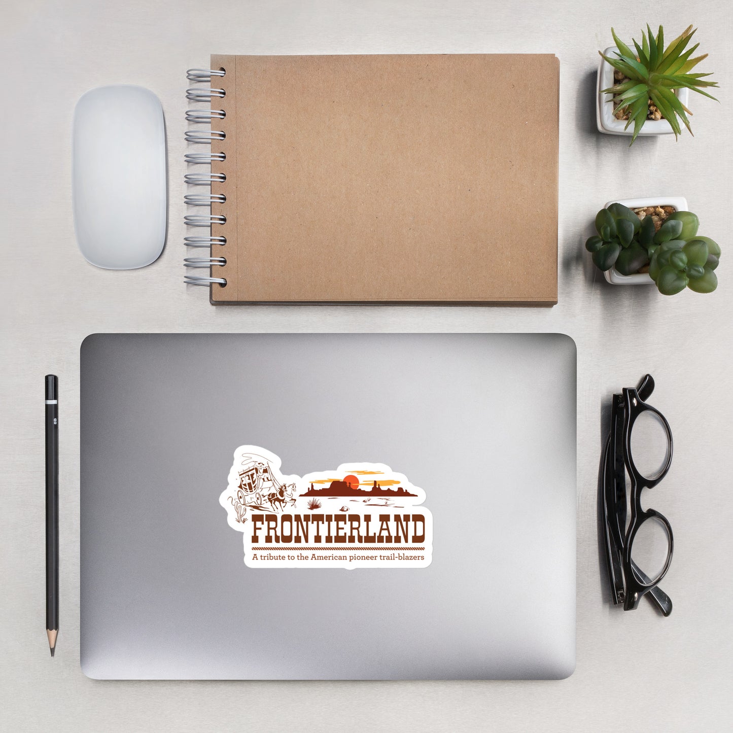 FRONTIERLAND stagecoach Stickers