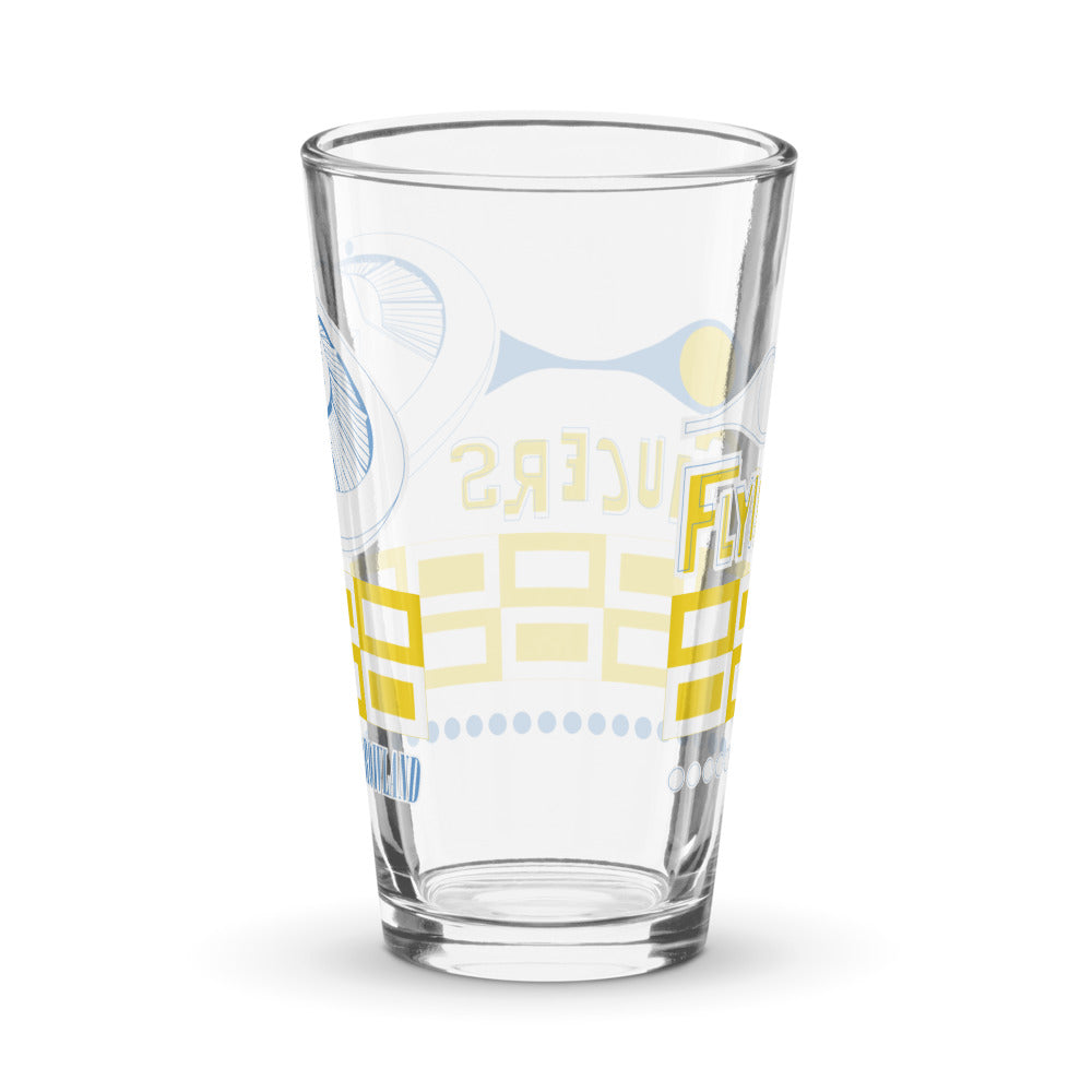 FLYING SAUCERS title Pint Glass