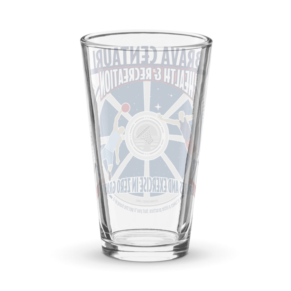 HORIZONS brava centauri sports Pint Glass