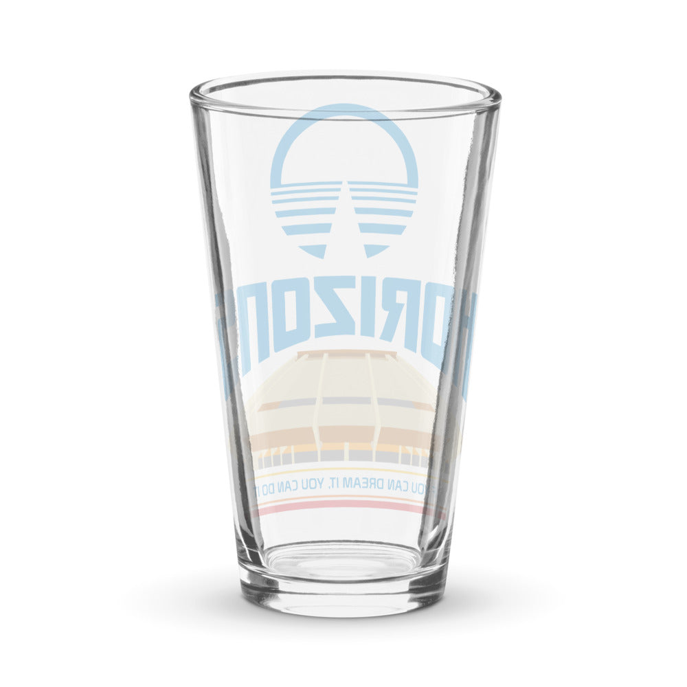 HORIZONS title Pint Glass