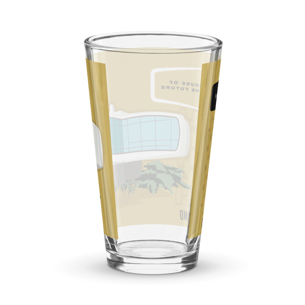 HOUSE OF THE FUTURE isolated Pint Glass