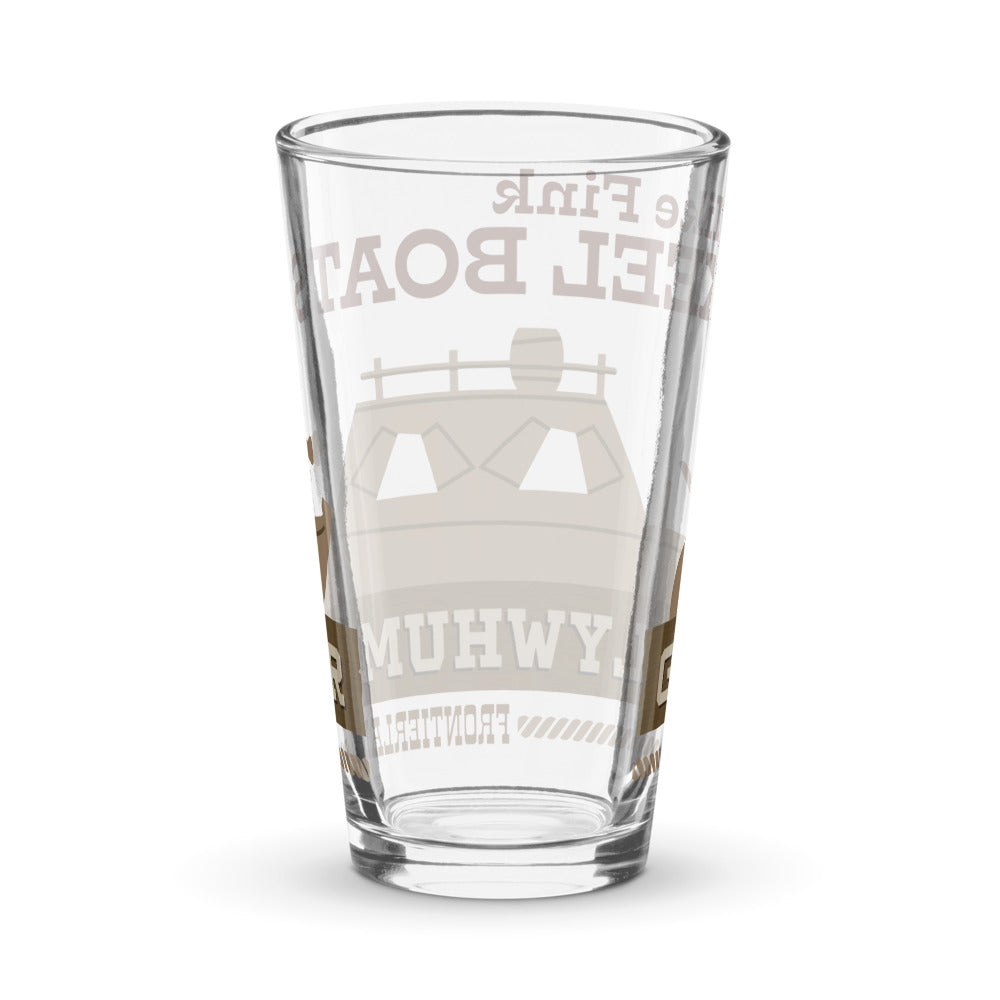 MIKE FINK KEEL BOATS gullywhumper Pint Glass