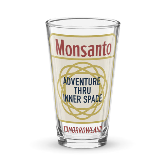 ADVENTURE THRU INNER SPACE monsanto Pint Glass