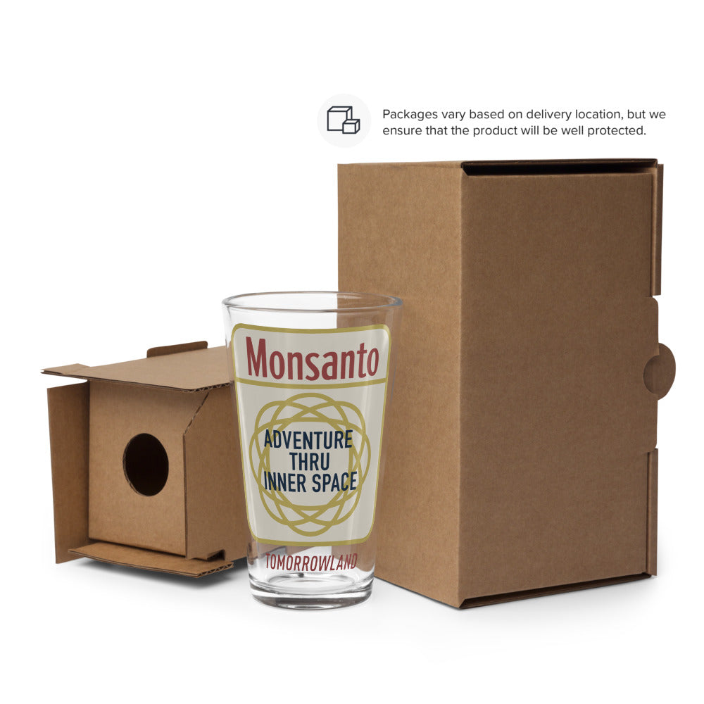ADVENTURE THRU INNER SPACE monsanto Pint Glass
