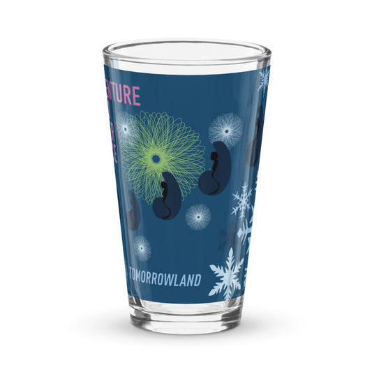 ADVENTURE THRU INNER SPACE poster Pint Glass