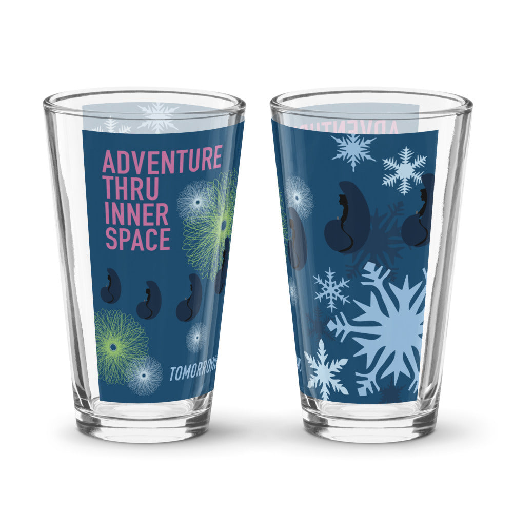 ADVENTURE THRU INNER SPACE poster Pint Glass