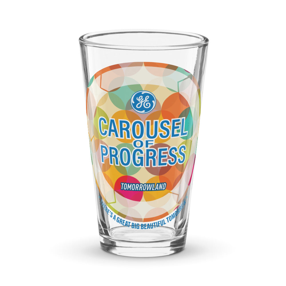 CAROUSEL OF PROGRESS kaleidoscope Pint Glass