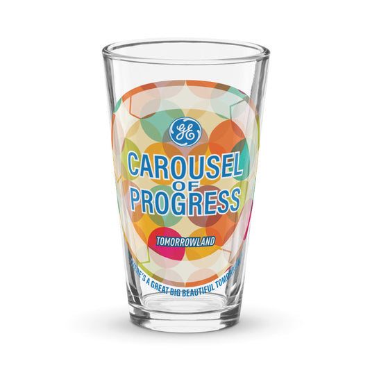 CAROUSEL OF PROGRESS kaleidoscope Pint Glass