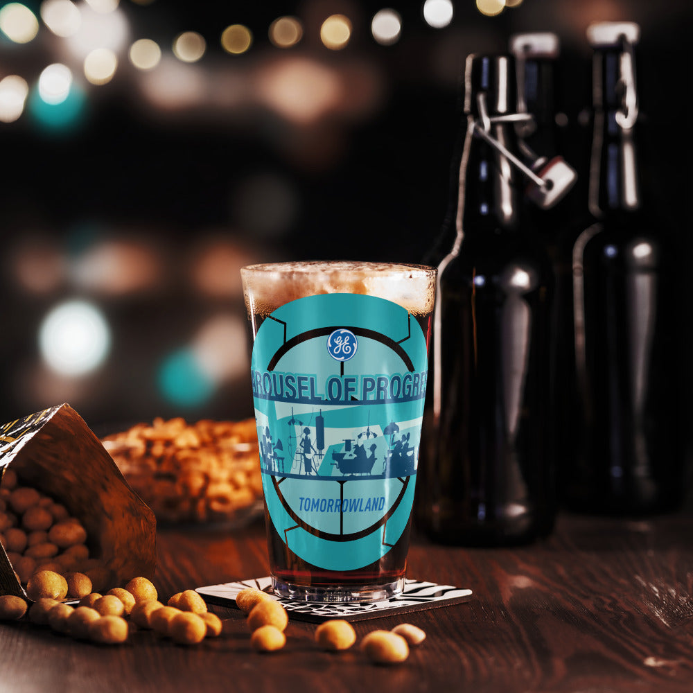 CAROUSEL OF PROGRESS scene Pint Glass
