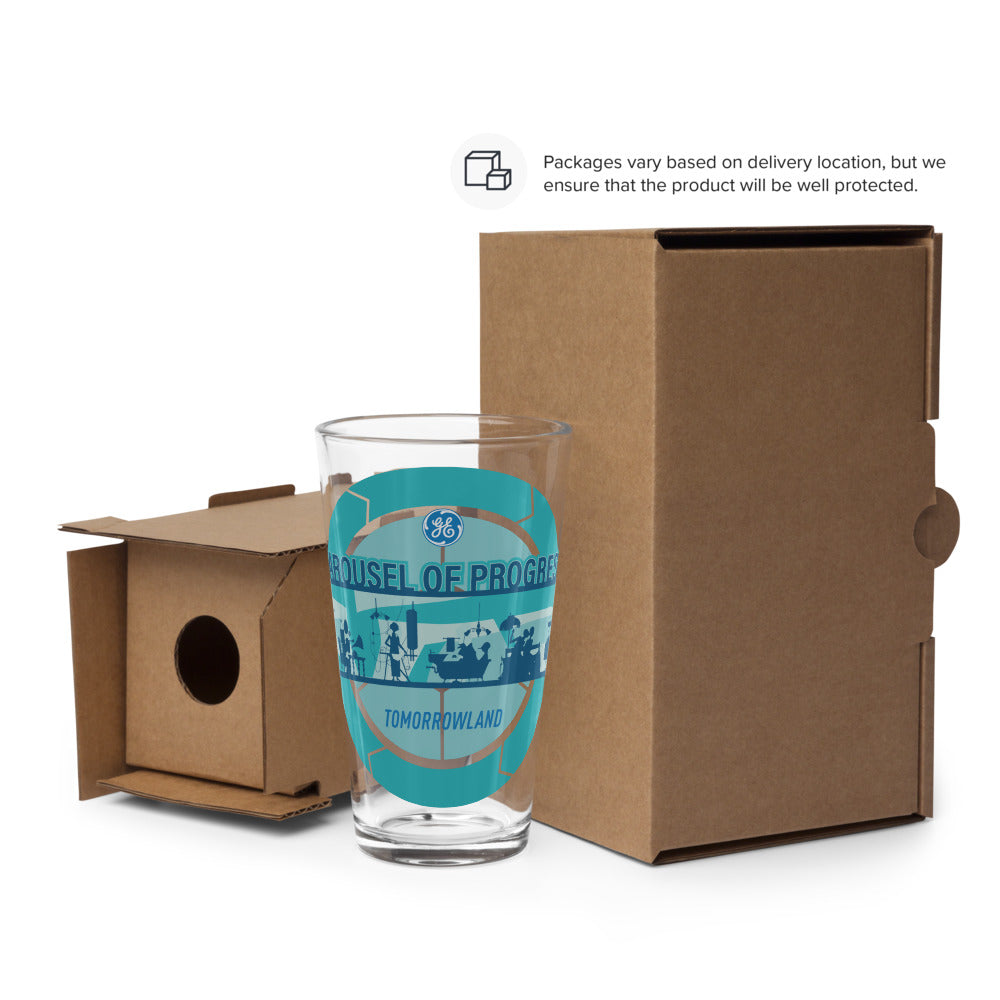 CAROUSEL OF PROGRESS scene Pint Glass