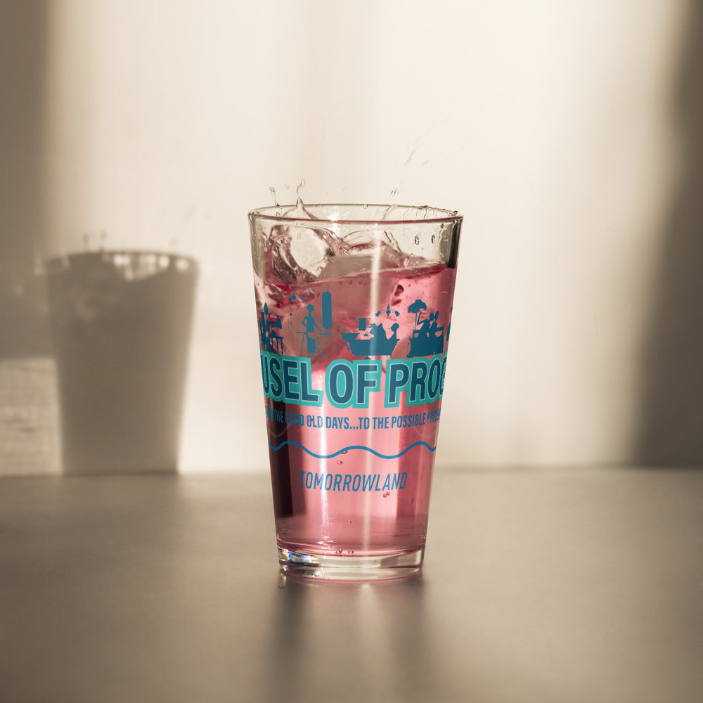 CAROUSEL OF PROGRESS silhouettes Pint Glass