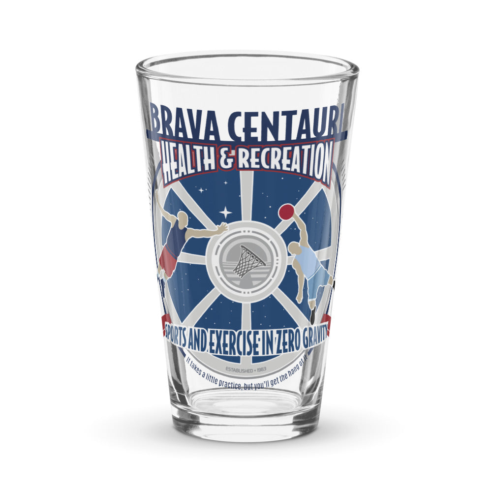 HORIZONS brava centauri sports Pint Glass