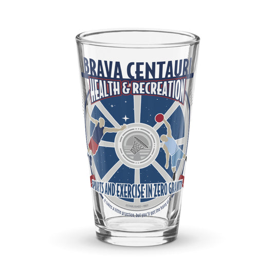 HORIZONS brava centauri sports Pint Glass